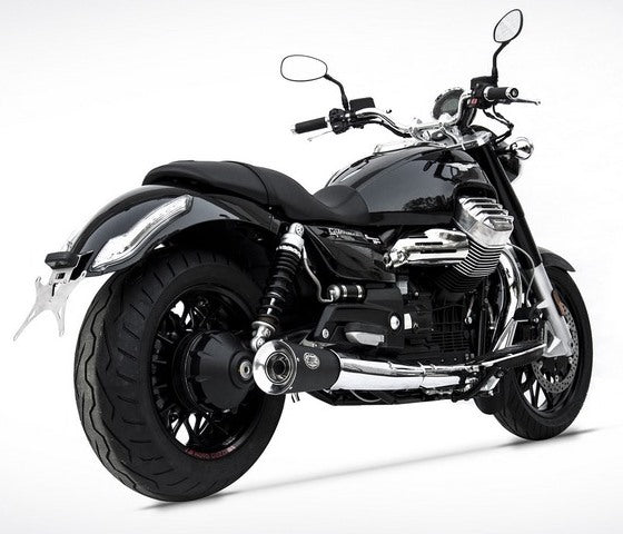 Black Stainless Steel E3 Homologated Slip-Ons