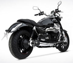 Black Stainless Steel E3 Homologated Slip-Ons