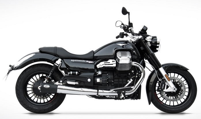 Black Stainless Steel E3 Homologated Slip-Ons