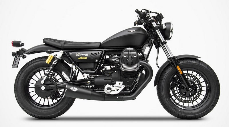 Big-Black Stainless Steel Racing Slip-Ons