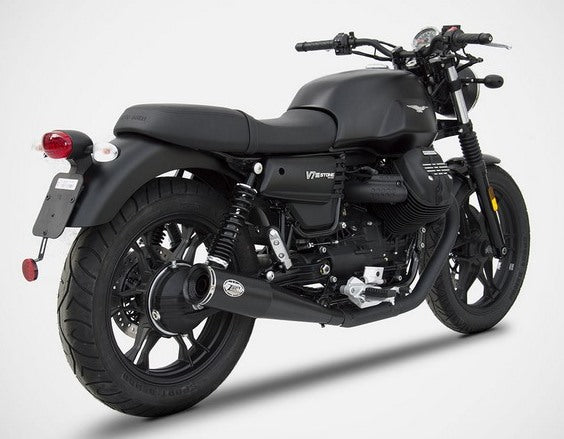 Zuma-Black Stainless Steel E4 Homologated Slip-Ons