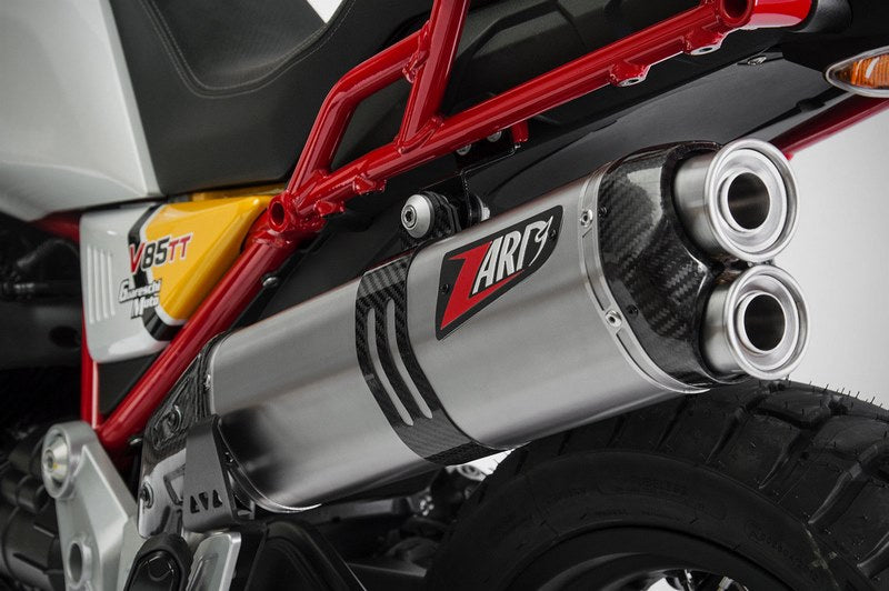 Zard Stainless Racing Slip-On And Carbon End Cap | ZMG085S10SCR