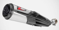 Zard Racing Slip-On Stainless With Sleeve And Carbon End Cap | ZPG008S10SCR