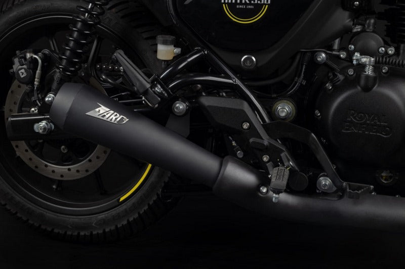 Zard Black Stainless Homologated E5 Slip-On | ZRE004S10SSO-B