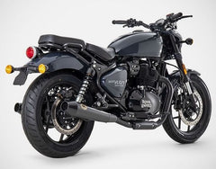 Black Stainless Steel E5 Homologated Slip-Ons