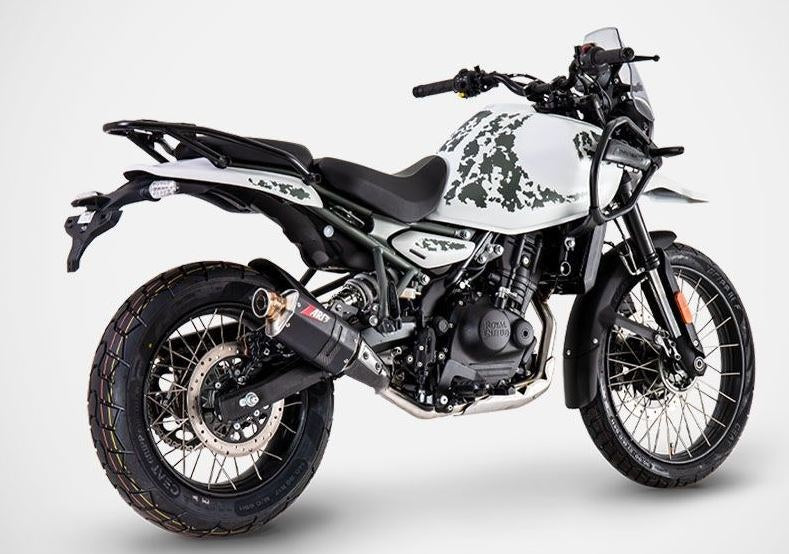 Zard Stainless Slip-On Racing With Black Alu Sleeve | ZRE007S10ASR