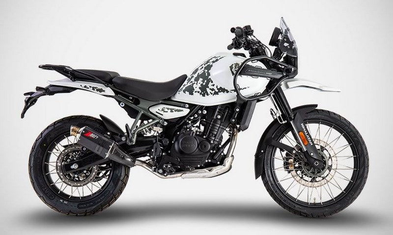 Zard Stainless Slip-On Racing With Black Alu Sleeve | ZRE007S10ASR