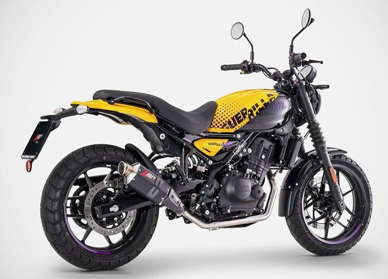 Zard Stainless Slip-On Racing With Black Alu Sleeve | ZRE012S10ASR
