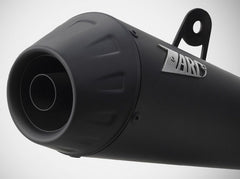 Black Stainless Steel E5+ Homologated Slip-On