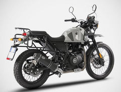 Penta Low M.-Black Stainless Steel Racing Slip-On