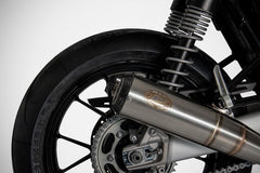 Zard Conical Stainless Homologated E5 Slip-Ons Carbon End Cap | ZTP005S10SCO