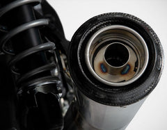Zard Conical Stainless Homologated E5 Slip-Ons Carbon End Cap | ZTP005S10SCO