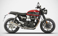 Zard Conical Stainless Homologated E5 Slip-Ons | ZTP005S10SSO