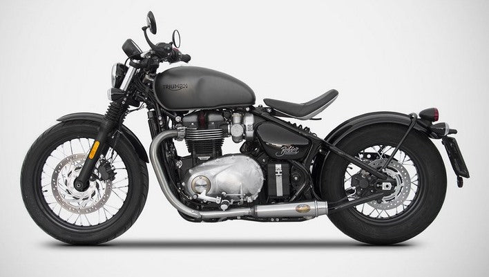 Black Stainless Steel E5 Homologated Slip-Ons