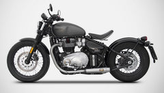 Black Stainless Steel E5 Homologated Slip-Ons
