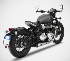 Black Stainless Steel E5 Homologated Slip-Ons