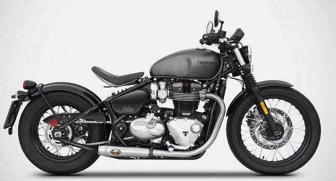 Black Stainless Steel E5 Homologated Slip-Ons