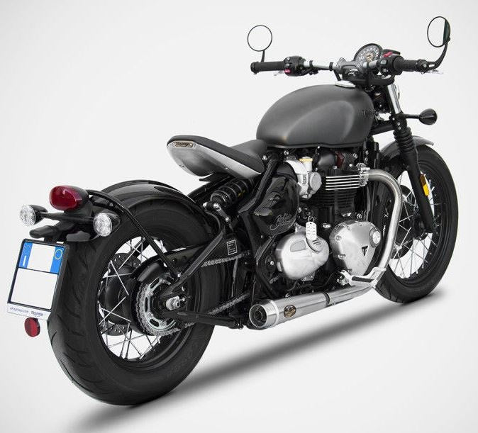 Zard Stainless Homologated E5 Slip-Ons | ZTP006S10SSO
