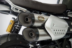 Zard Stainless Homologated E5 Slip-Ons And Carbon End Caps | ZTP013S10SCO