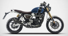 Zard Black Stainless Homologated E5 Full Kit And Carbon End Cap | ZTP016S00SCO-B