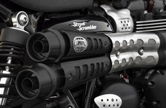 Zard Six Days-Black Stainless Homologated E4/E5 Slip-Ons | ZTP017S10SSO-B