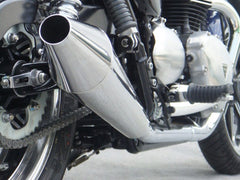 Conical - Polished Stainless Steel Racing Slip-Ons