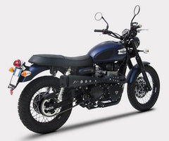 Short High Mounted_Black Stainless Steel E3 Homologated Full Kit