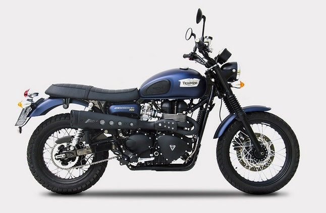Short High Mounted_Black Stainless Steel E3 Homologated Full Kit
