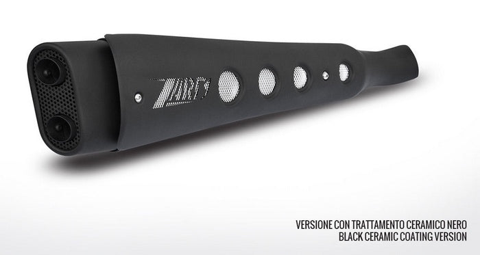 Short High Mounted-Black Stainless Steel Racing Full Kit