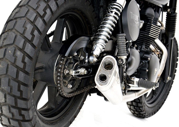 Short Low Mounted-Stainless Steel E3 Homologated Full Kit