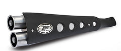 Special. Edition High Mounted-Stainless Steel E3 Homologated Full Kit And Black Heat Shields