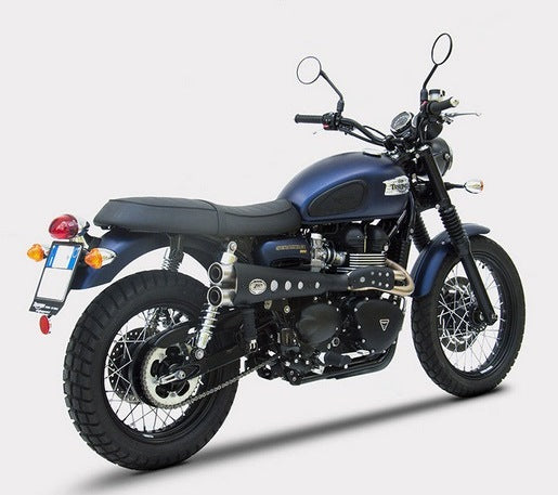 Special. Edition High Mounted-Black Stainless Steel Racing Full Kit