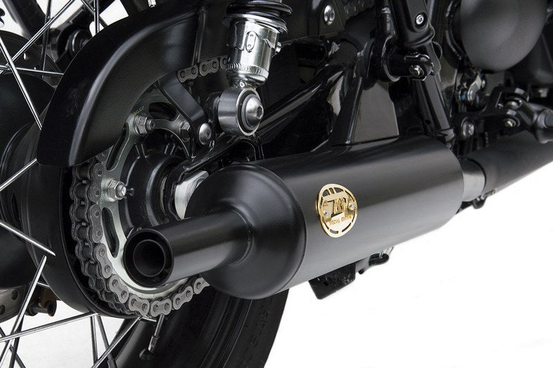 Bottle - Black Stainless Steel E4 Homologated Slip-Ons