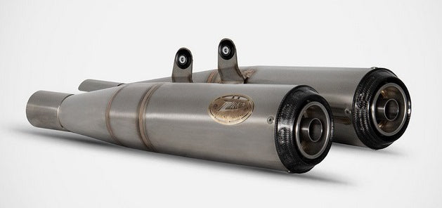 Conical-Stainless Steel E4 Homologated Slip-Ons And Carbon End-Caps