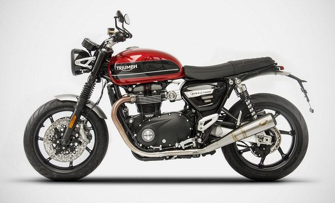 Conical-Stainless Steel Racing Slip-Ons And Carbon End-Caps