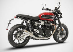 Conical-Stainless Steel Racing Slip-Ons And Carbon End-Caps