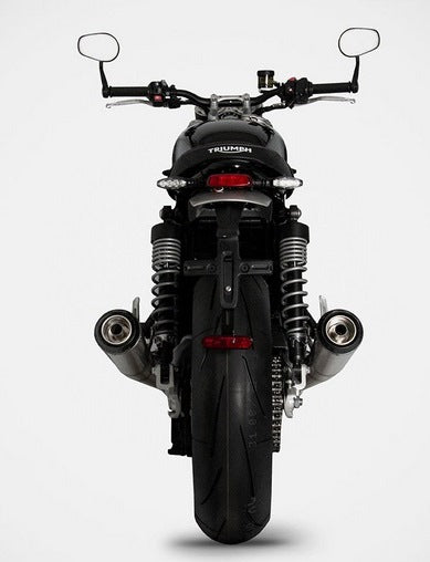 Conical-Stainless Steel Racing Slip-Ons And Carbon End-Caps