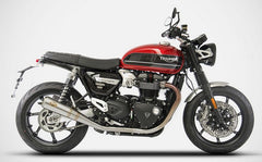 Zard Conical Stainless Racing Slip-Ons | ZTP090S10SSR