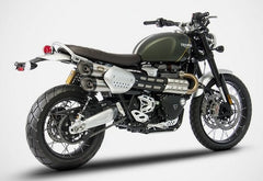 Black Stainless Steel Racing Slip-Ons And Carbon End-Cap