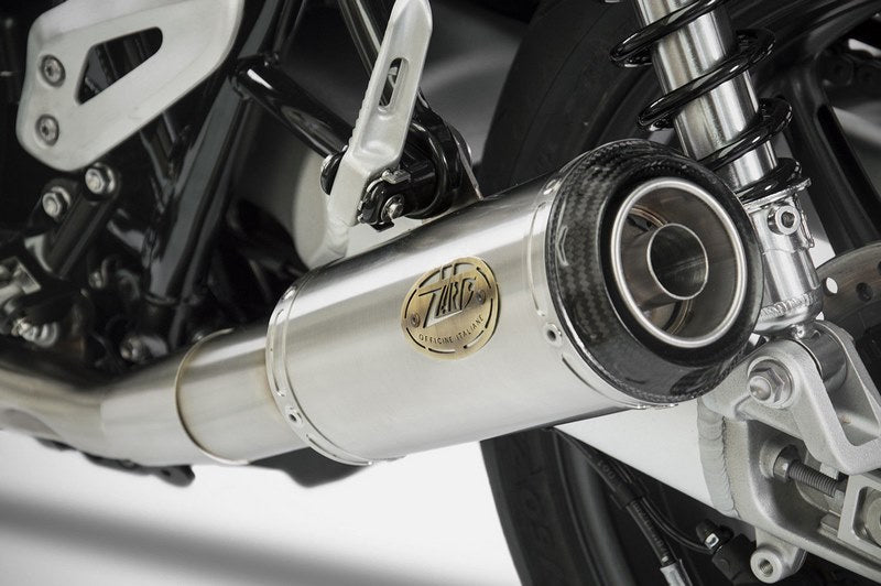 Sp-Stainless Steel Racing Slip-Ons And Carbon End-Caps
