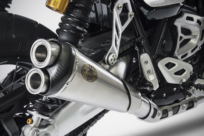 Zard Stainless Homologated E4 Full Kit And Carbon End Cap | ZTP094S00SCO