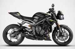Black Stainless Steel E5 Homologated Slip-On Kit And Carbon End-Cap