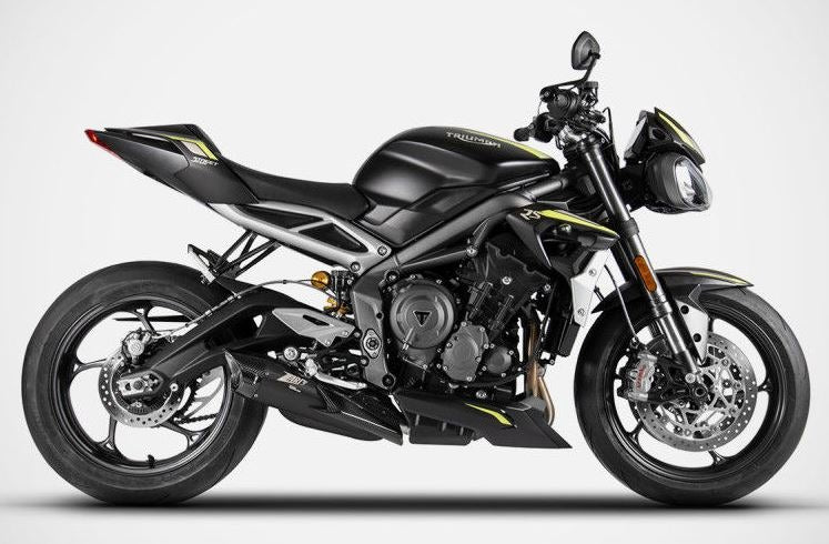 Zard Black Stainless Racing Slip-On Kit | ZTP095S10SCR-B