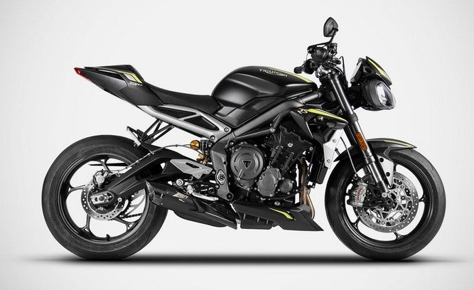 Black Titanium E5 Homologated Slip-On Kit And Carbon End-Cap
