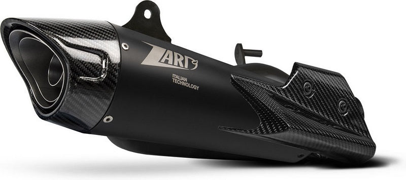 Black Titanium E5 Homologated Slip-On Kit And Carbon End-Cap