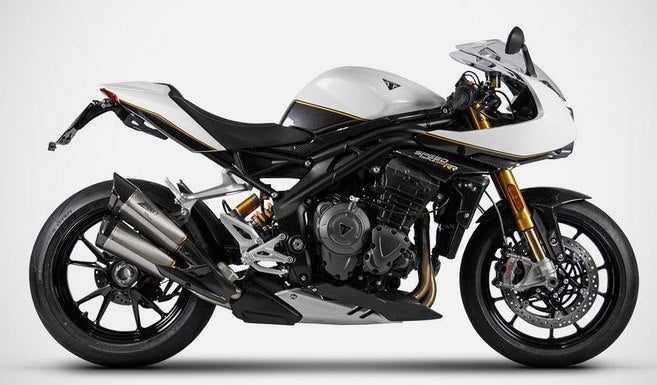 Titanium E5 Homologated Slip-On And Carbon End-Caps
