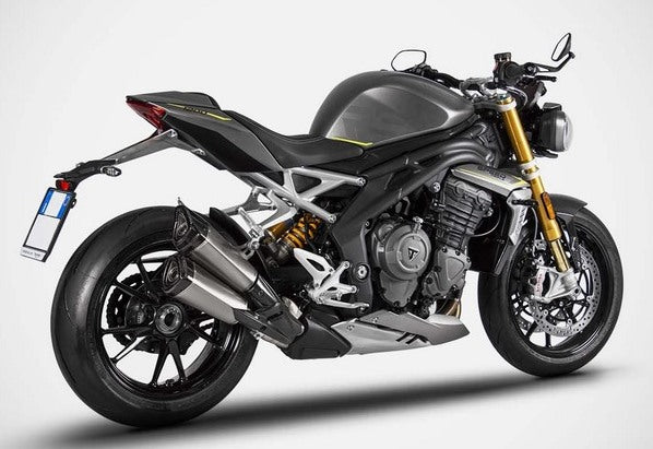 Titanium E5 Homologated Slip-On And Carbon End-Caps