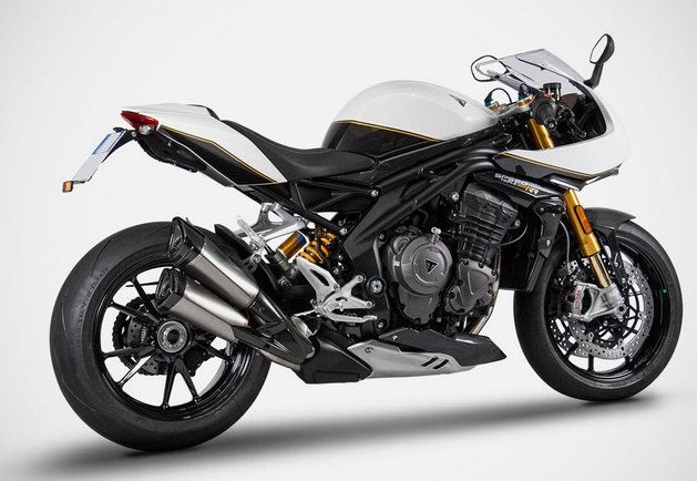 Titanium E5 Homologated Slip-On And Carbon End-Caps