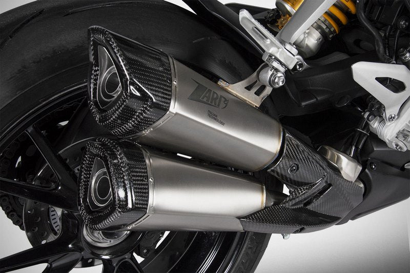 Titanium E5 Homologated Slip-On And Carbon End-Caps