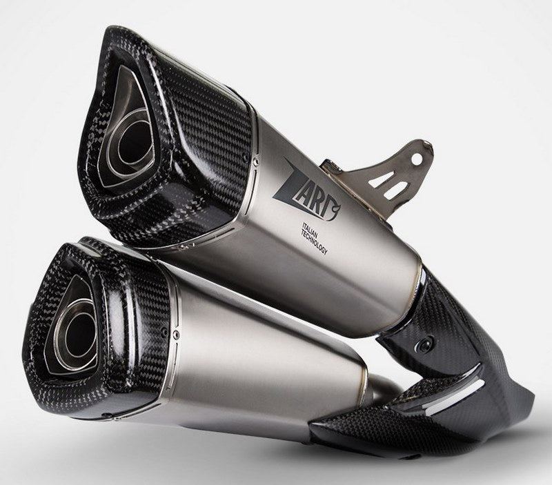 Titanium E5 Homologated Slip-On And Carbon End-Caps
